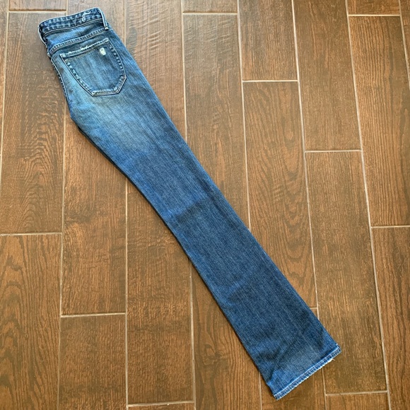 Earnest Sewn Lightly Distressed Slim Bootcut 34” - Picture 2 of 8